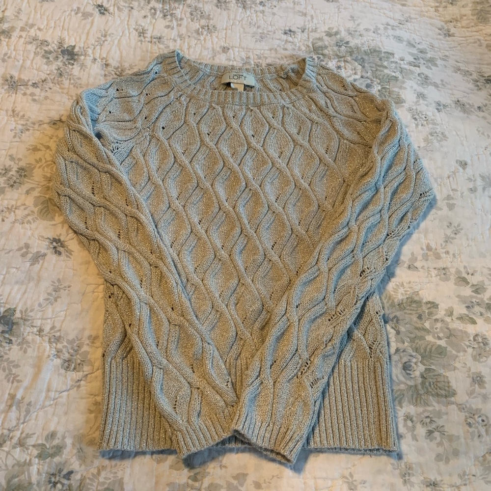Loft Holiday Shimmering sweater